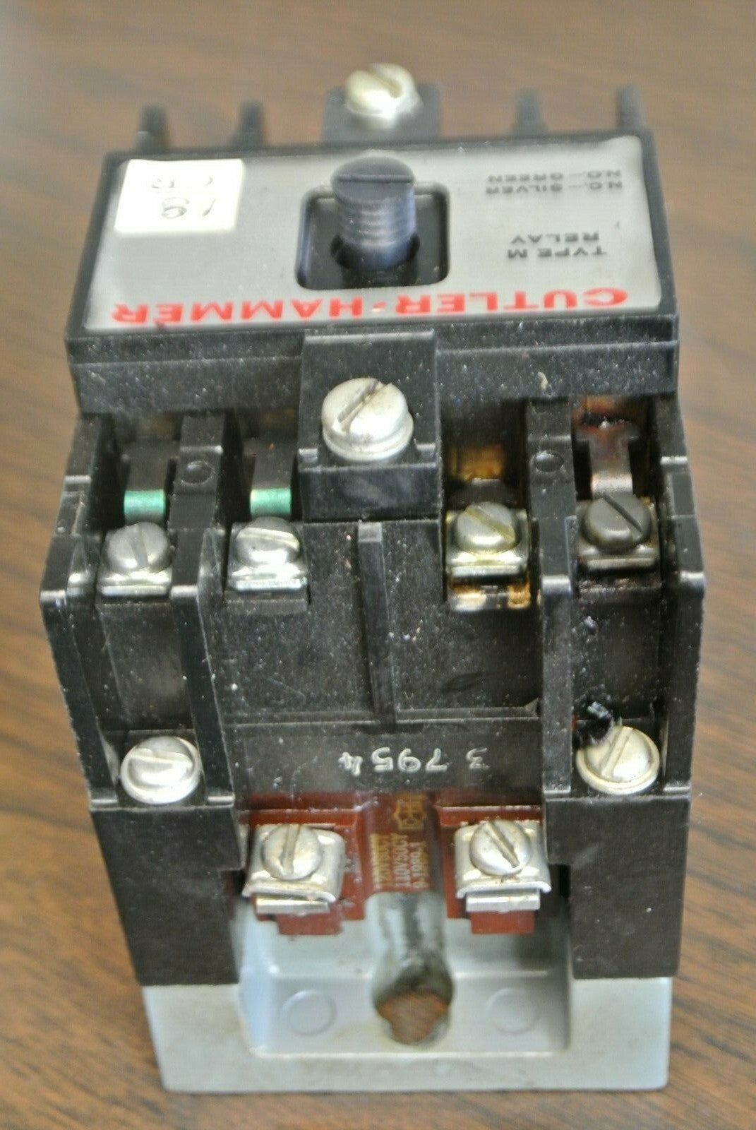 LOT of 3 / CUTLER-HAMMER D23MB / TYPE M RELAY / 110-120V COIL3