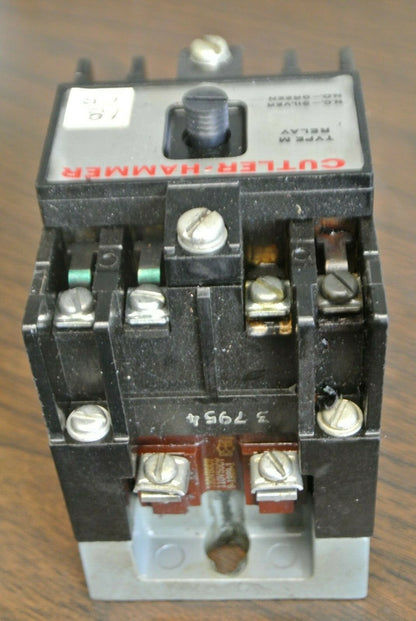 LOT of 3 / CUTLER-HAMMER D23MB / TYPE M RELAY / 110-120V COIL3