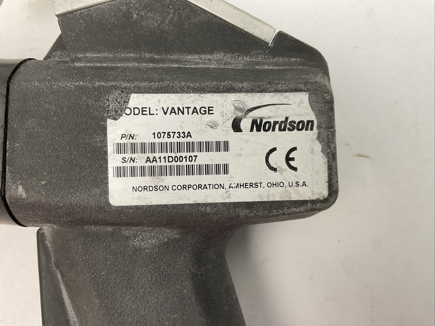 NORDSON POWDER GUN MODEL VANTAGE P/N 1075733A1