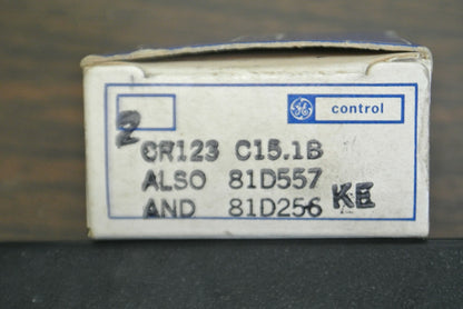 BOX of 2 / GENERAL ELECTRIC CR123C15.1B OVERLOAD HEATER ELEMENT / NEW SURPLUS1
