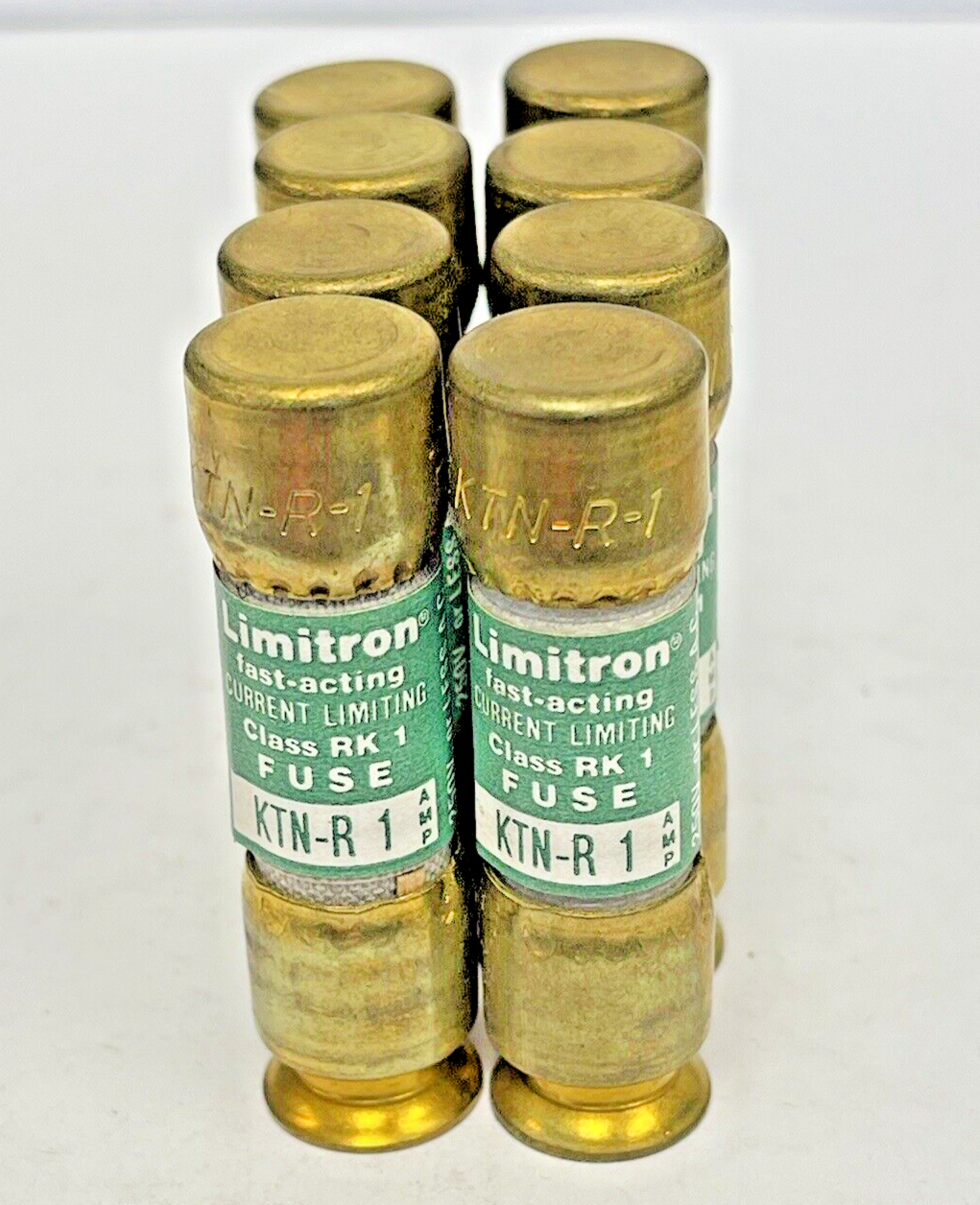 BUSSMANN - *BOX OF 8* -KTN-R-1 - 1 AMP, 250 VAC, FAST-ACTING, CURRENT-LIMITING1
