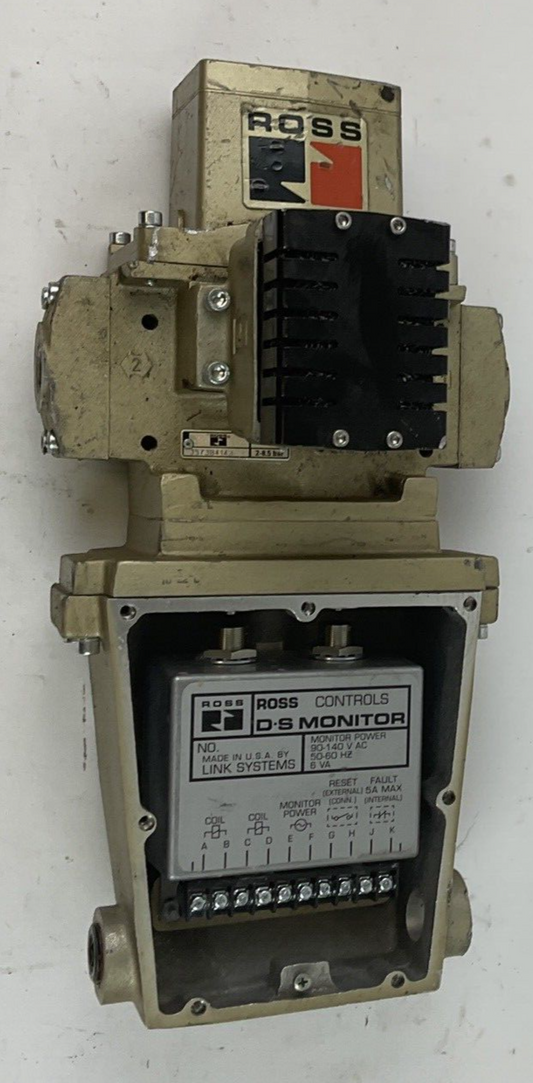 ROSS 3573B4143 DOUBLE VALVE 2-8.5BAR  D-S MONITOR 140VAC 26WATT0