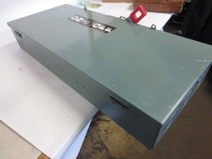 GEN. ELECTRIC NP1578001A / TH3364 HEAVY DUTY SAFETY SWITCH, 200A, 600V, MAX 60HP5