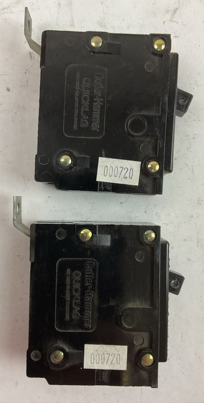 CUTLER HAMMER / WESTINGHOUSE BA115 CIRCUIT BREAKER 15A 1P 120/240VAC (LOT OF 2)2