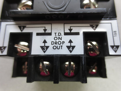 AGASTAT / TE CONNECTIVITY 7022SA ELECTROPNEUMATIC TIMING RELAY .1 to 1 SECOND 2