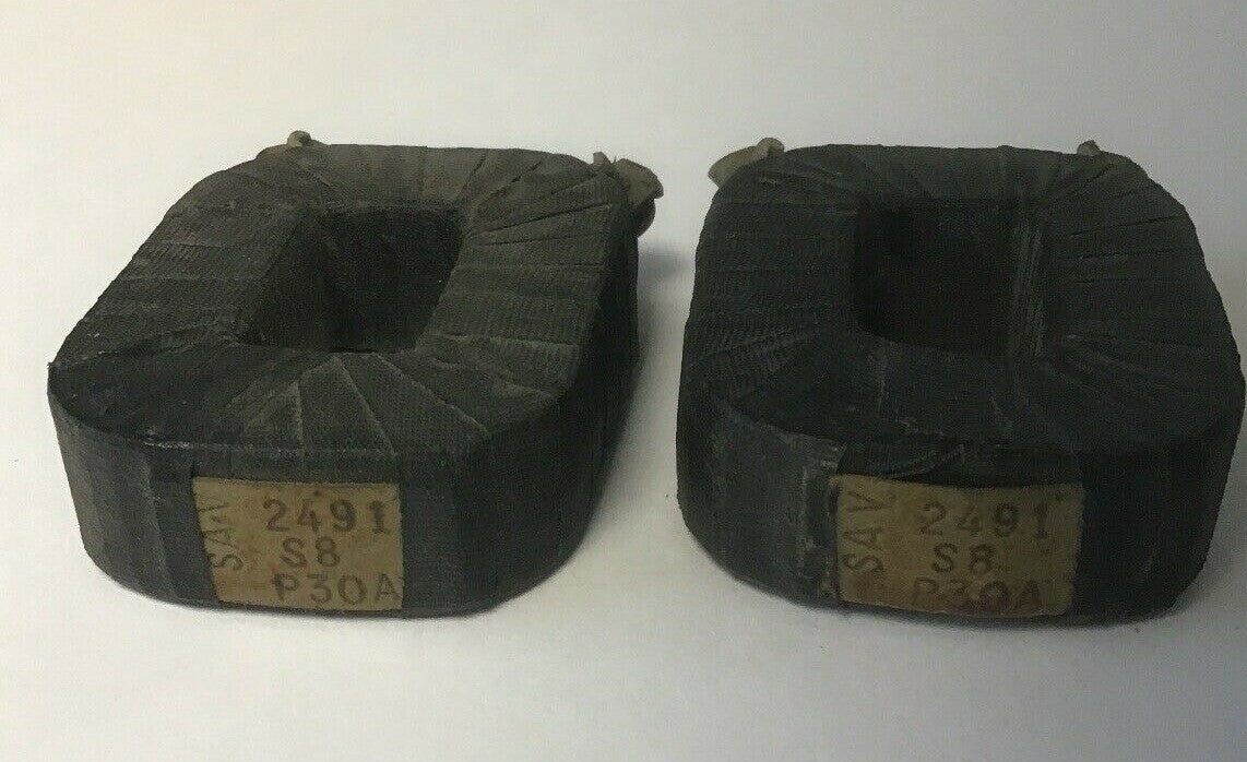 SCHNEIDER ELECTRIC 2491-S8-P30A COIL120V-60HZ, 110V-50HZ***LOTOF2***1