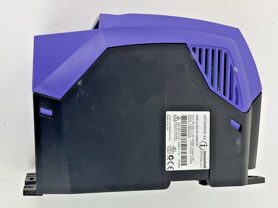 INVERTEK DRIVES ODE-2-22015-1H042-01 OPTIDRIVE E2 240VAC 1PH 15A 50/60HZ3