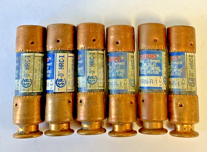 BUSSMANN FRN-R-15(4),FRN-R-12(1),FRN-R-10(2),FRN-R-8(2) FUSE  ***LOT OF 9***1