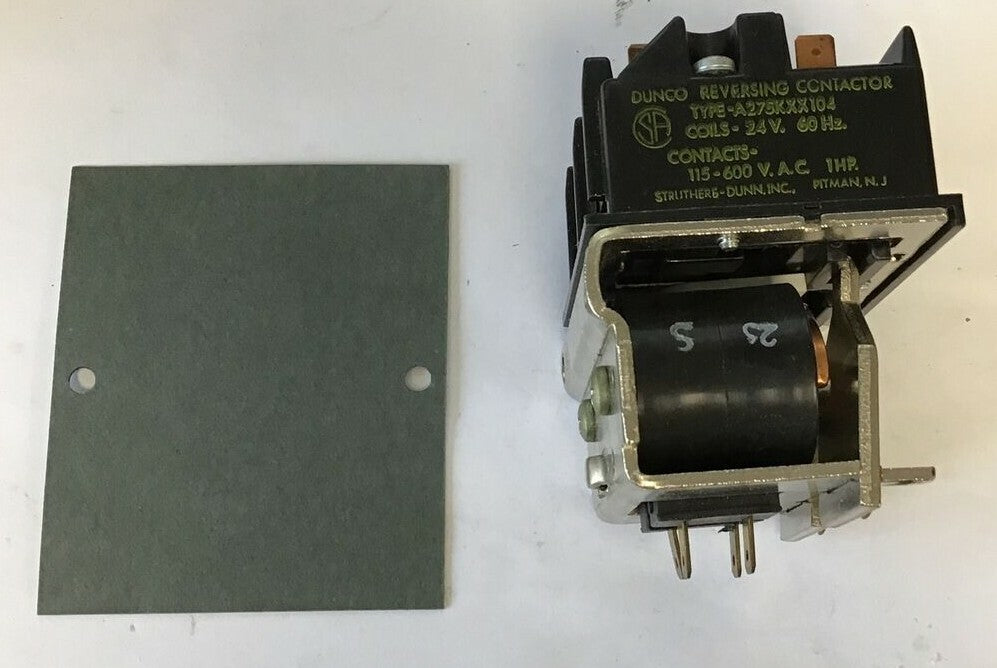 STRUTHERS-DUNN 275KXX104 REVERSING RELAY 24V 60HZ 115-600VAC 1HP1