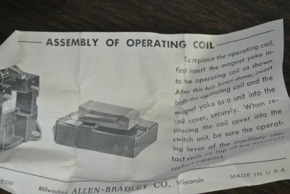 ALLEN-BRADLEY 73A803 - OPERATING COIL, SIZE 3 - 110/120V, 50/60Hz - NEW SURPLUS6