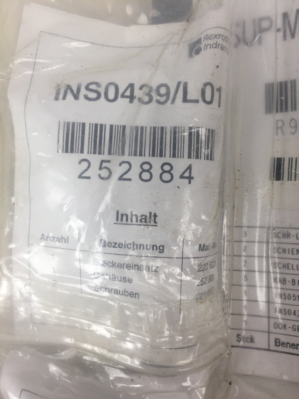 REXROTH INDRAMAT SUP-M01-DKCXX.3-200 SERVICE KIT2