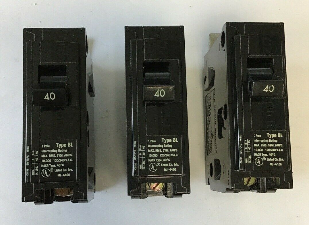 ITE TYPE BL B140 CIRCUIT BREAKER 40A 120/240VAC ***LOTOF3***0