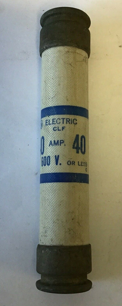 GENERAL ELECTRIC GF6B40 FUSE TYPE CLF 600V 40AMP ***LOTOF5***3