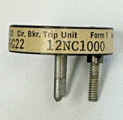 WESTINGHOUSE - 12NC1000 - RATING PLUG - NC1200 - 1000 AMPERE2