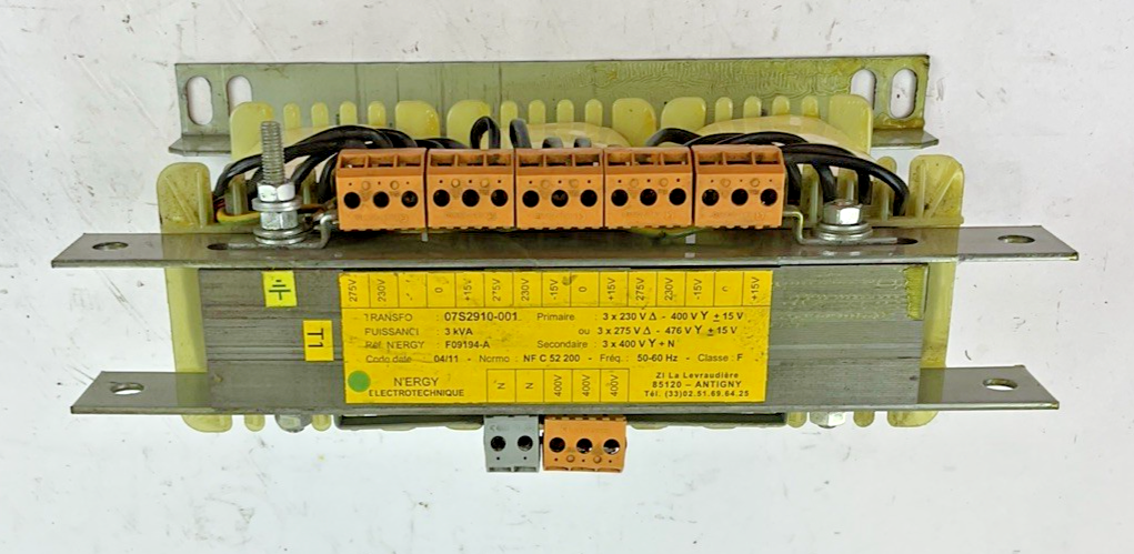 N'ERGY ELECTROTECHNIQUE 0752910-001 TRANSFORMER 3KVA 50/60HZ0