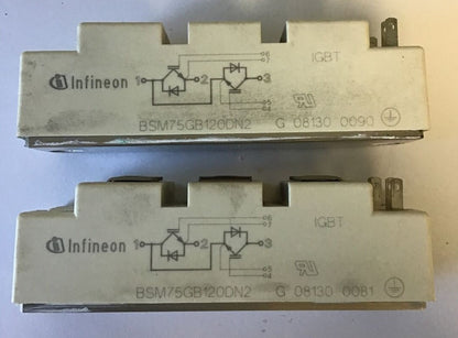 INFINEON/ EUPEC BSM75GB120DN2 POWER MODULE ***LOTOF2***0