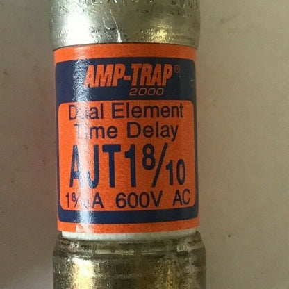 GOULD SHAWMUT AJT1-8/10 AMP-TRAP 2000 1 8/10A 600V ***LOTOF10***2