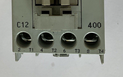 ALLEN BRADLEY 100-C12*400 CONTACTOR SER.A 600VAC 25A1