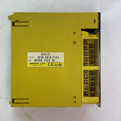 FANUC A03B-0819-C159 OUTPUT MODULE AOA12F0