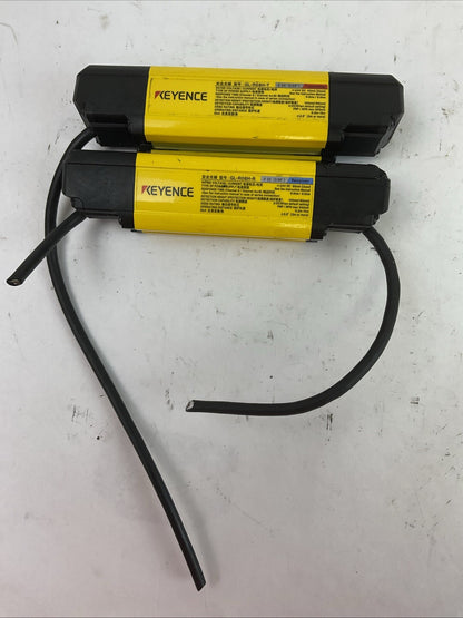KEYENCE GL-R08H-T TRANSMITTER GL-R08H-R RECEIVER 24VDC LIGHT CURTAIN0