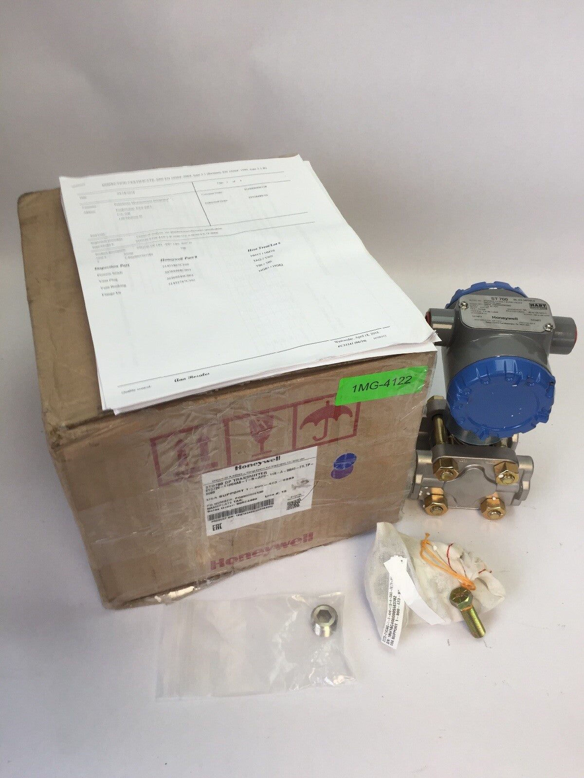 HONEYWELL STD720-E1HC4AS-1-B-AH0-11S-A-00A0-FX,TP-0000 STD700 DP TRANSMITTER 0
