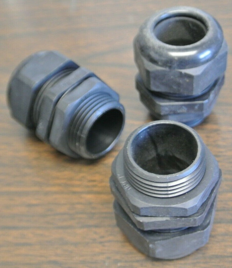 LOT of 3 / HUMMEL RD29NA-BK-NM DOME CAP NON-METALLIC CABLE GLAND / NEW / 1" NPT0