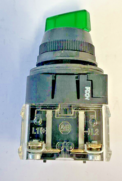 ALLEN BRADLEY 800H-24HRGH2KB6AX SELECTOR SWITCH SER F 24VAC 0.30WATTS6