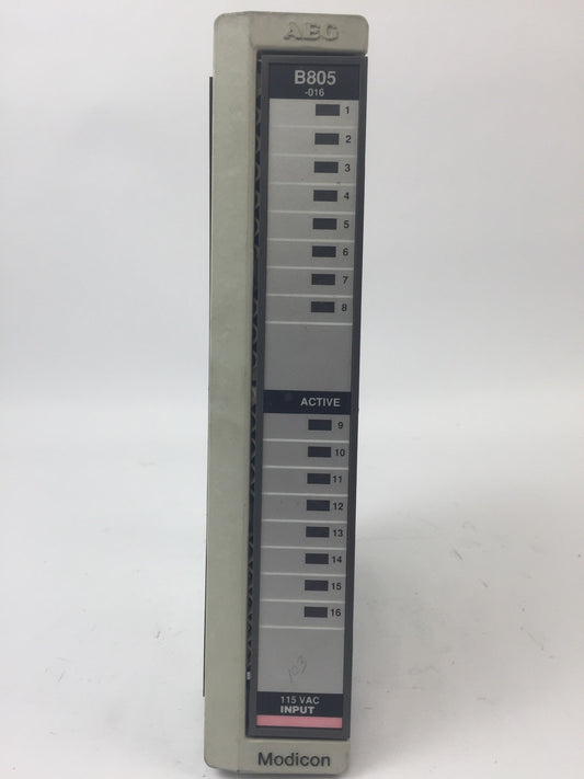 AEG MODION SCHNEIDER AS-B805-016 INPUT MODULE 115VAC0