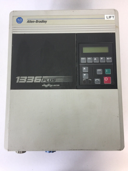 ALLEN BRADLEY 1336S-BRF100-AA-EN4-HA2-L6 DRIVE AC INPUT 380/480V AC OUTPUT 460V0