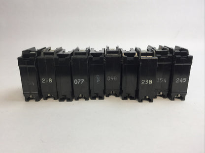 CHALLENGER C120 CIRCUIT BREAKER 20AMP 120/240VAC 1POLE (LOT OF 10)2