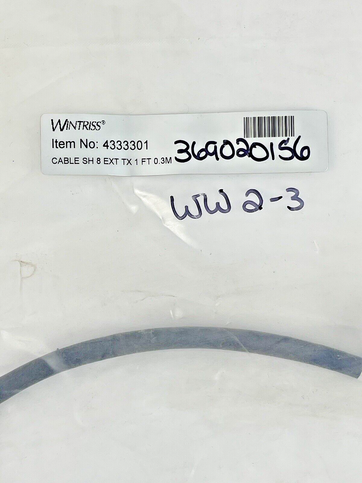 WINTRISS - 4333301 - CABLE SH 8 EXT TX 1 ft (.3 M) CORDSET1