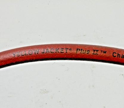 YELLOW JACKET - PLUS II 72" 1/4" CHARGING HOSE - RED - 4000 PSI / 800 PSI4