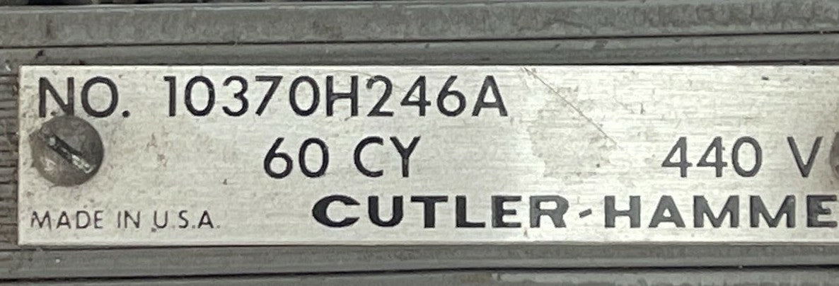 CUTLER HAMMER 10370H246A SOLENOID 440V 60CY1