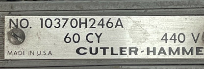 CUTLER HAMMER 10370H246A SOLENOID 440V 60CY1