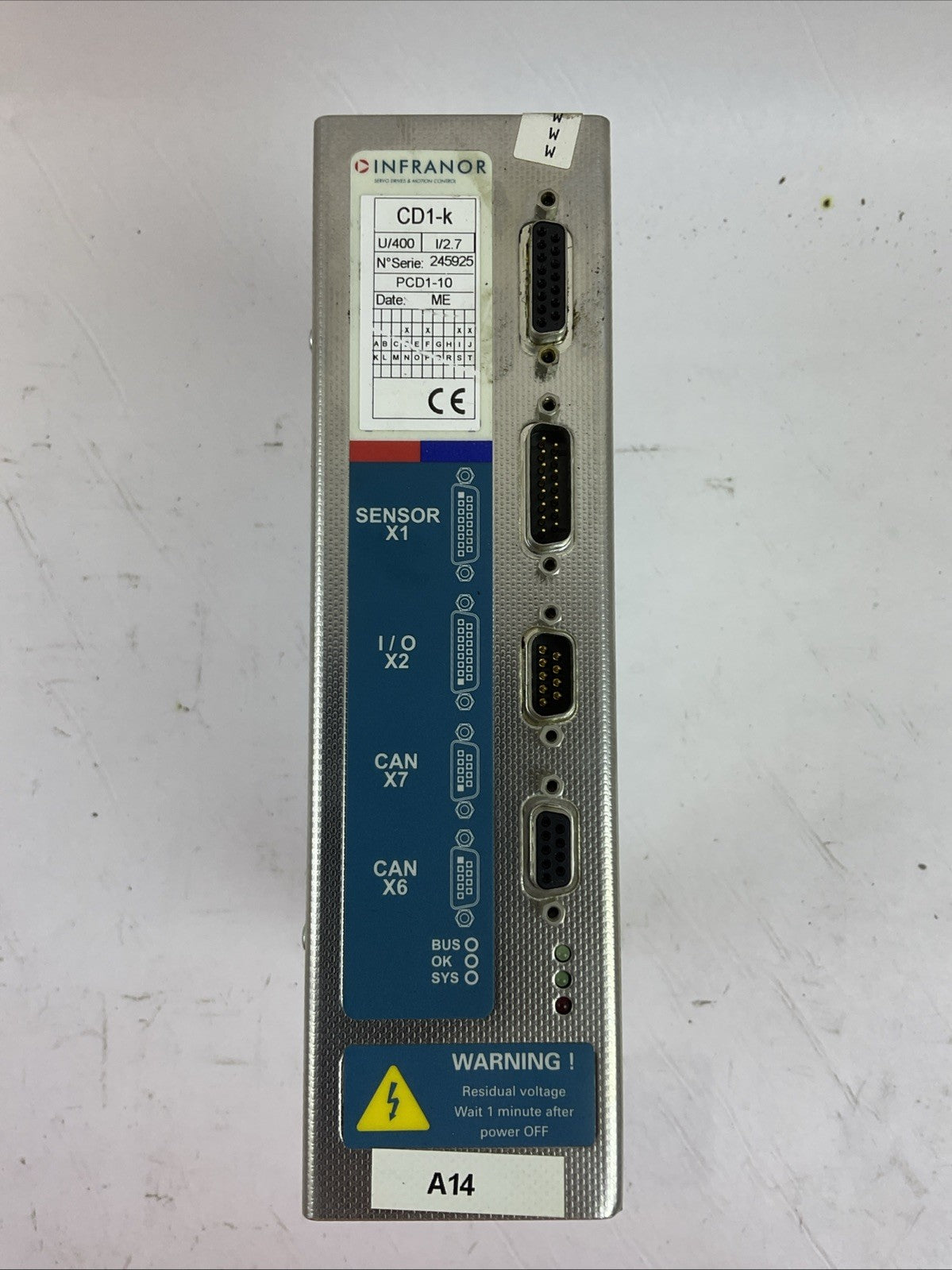 INFRANOR CD1-K PCD1-10 SERVO DRIVE0