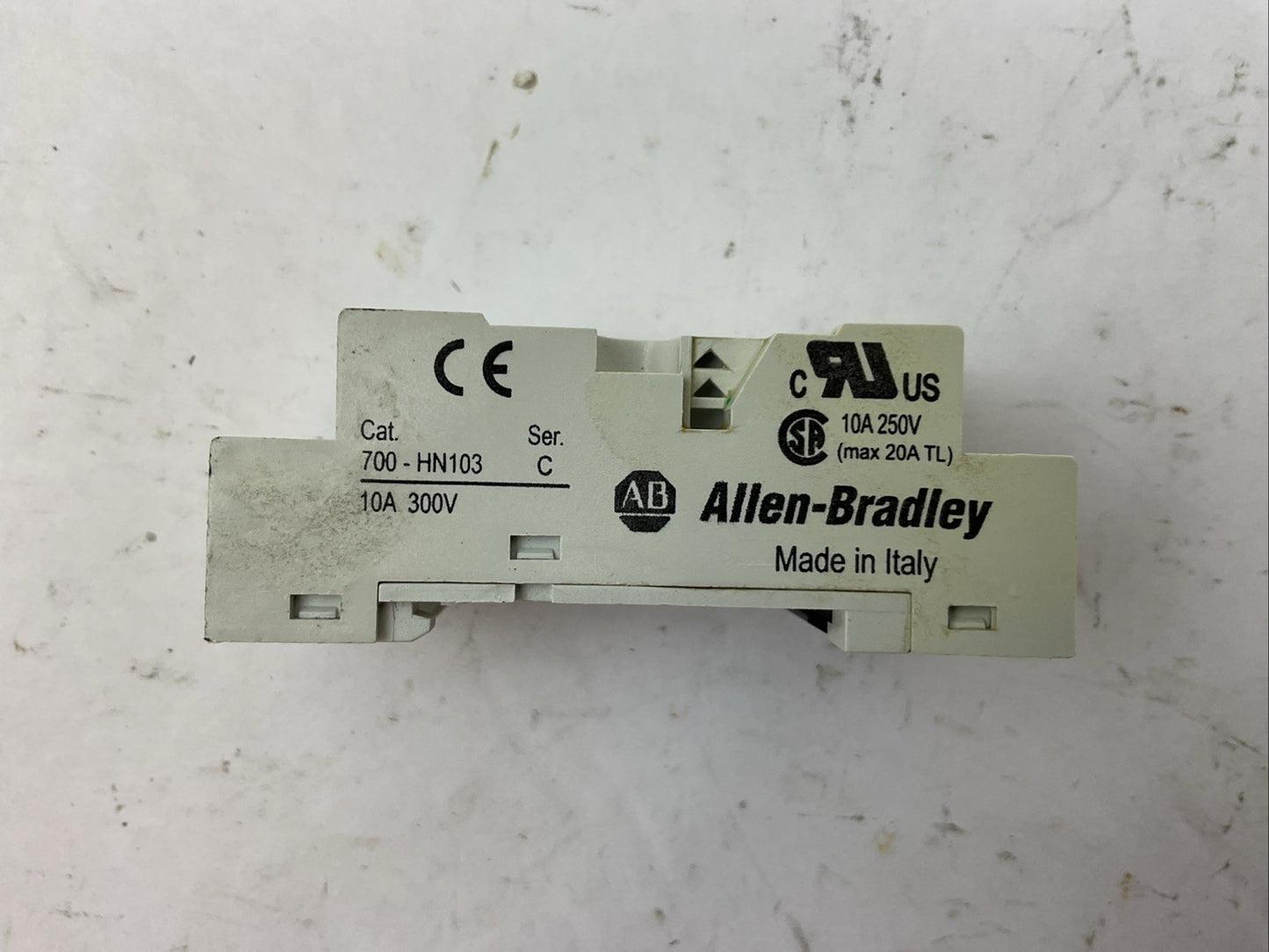 ALLEN BRADLEY 700-HN103 SER C RELAY SOCKET 10A 300V (LOT OF 5)2