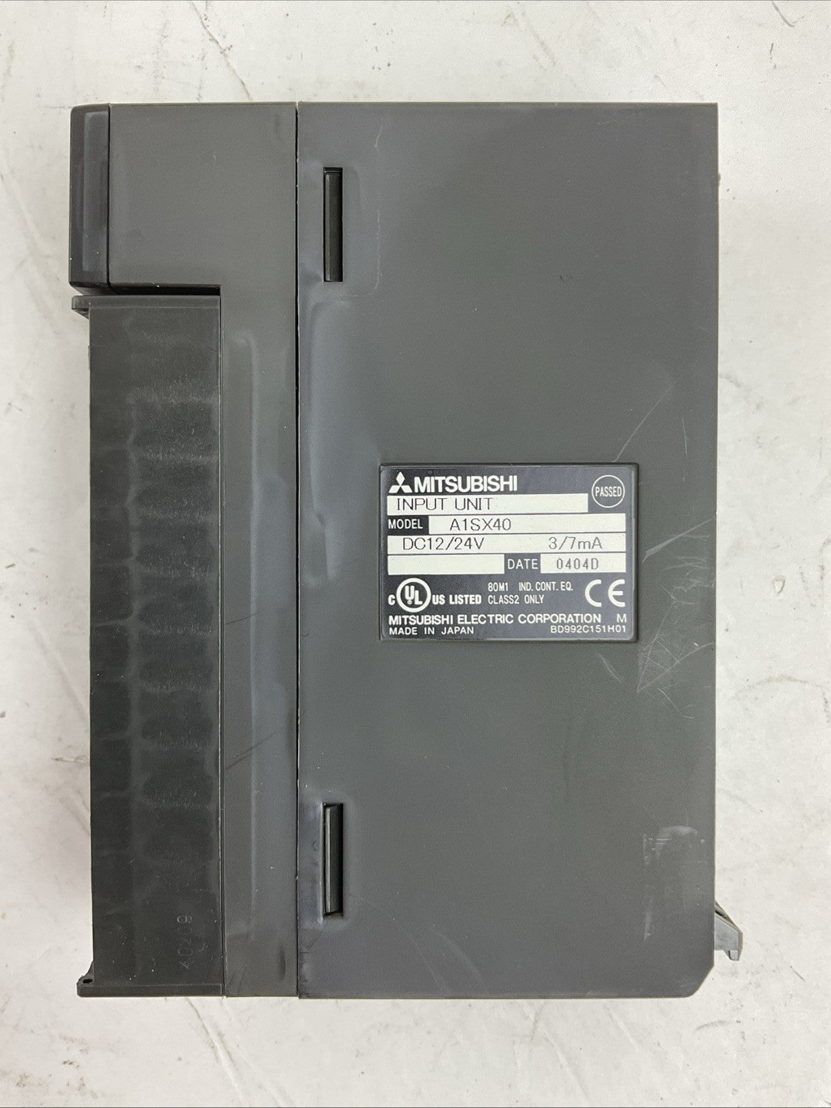 MITSUBISHI A1SX40 INPUT UNIT 12/24VDC 3/7mA1