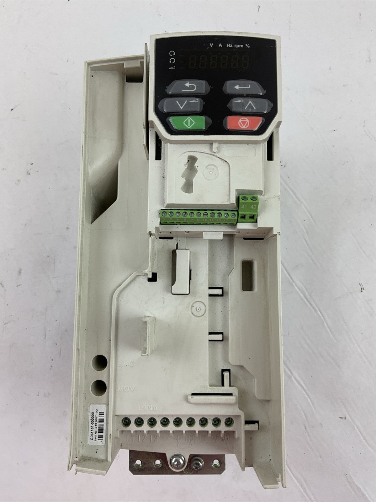 NIDEC CONTROL TECHNIQUES M200-044 00135 A 7.5HP OUTPUT 0-480VAC 13.5A AC DRIVE0