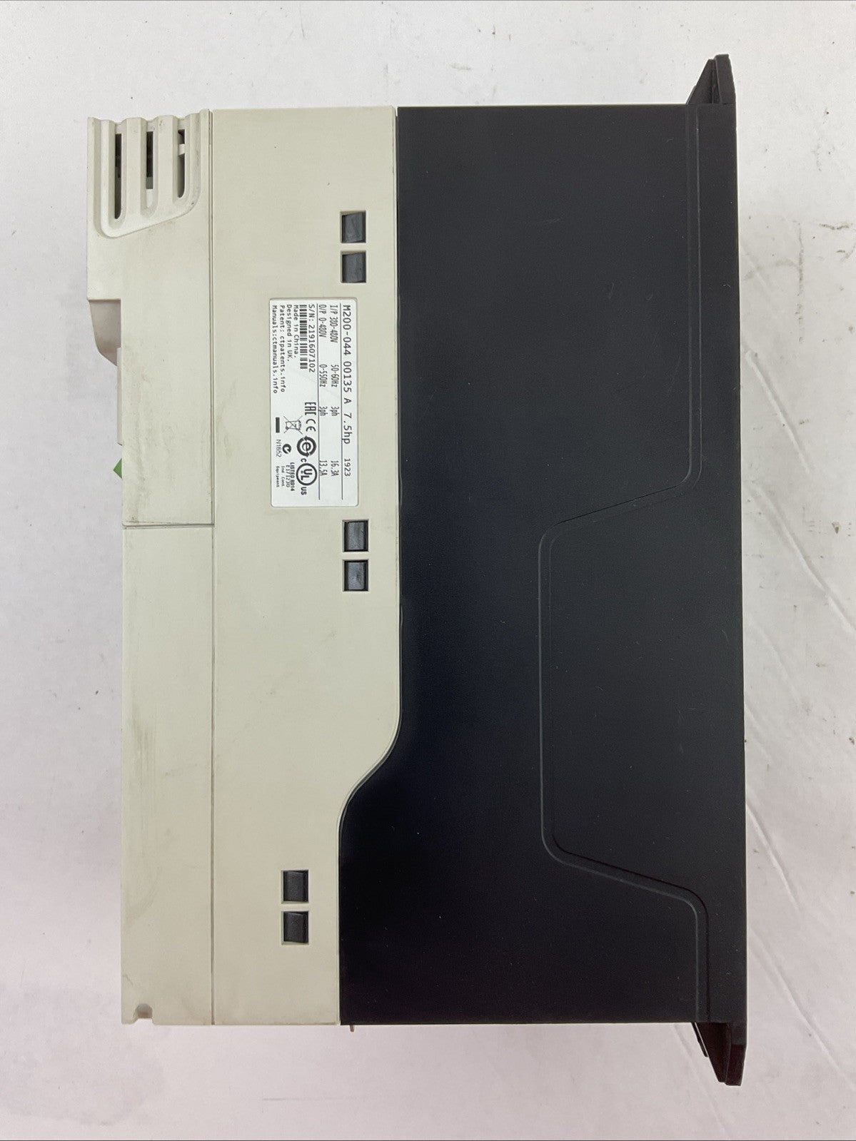 NIDEC CONTROL TECHNIQUES M200-044 00135 A 7.5HP OUTPUT 0-480VAC 13.5A AC DRIVE3