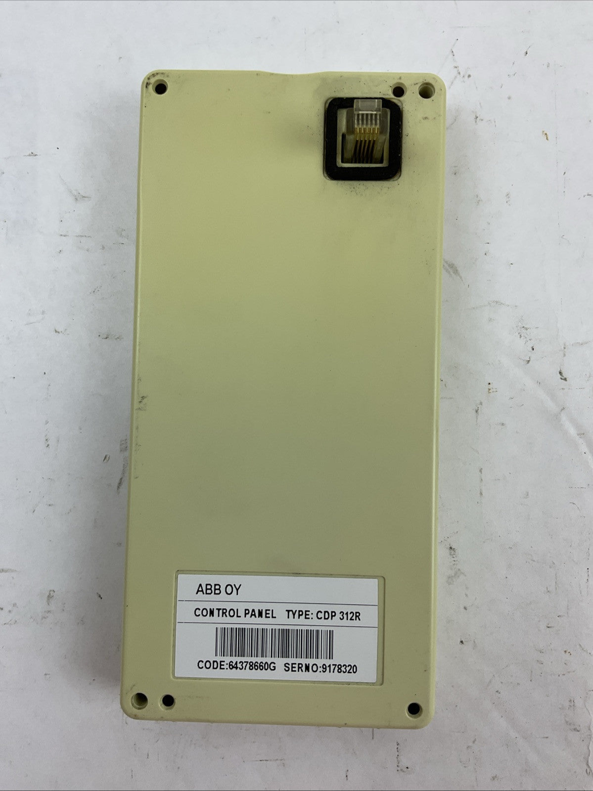 ABB OY CONTROL PANEL TYPE CDP 312R2