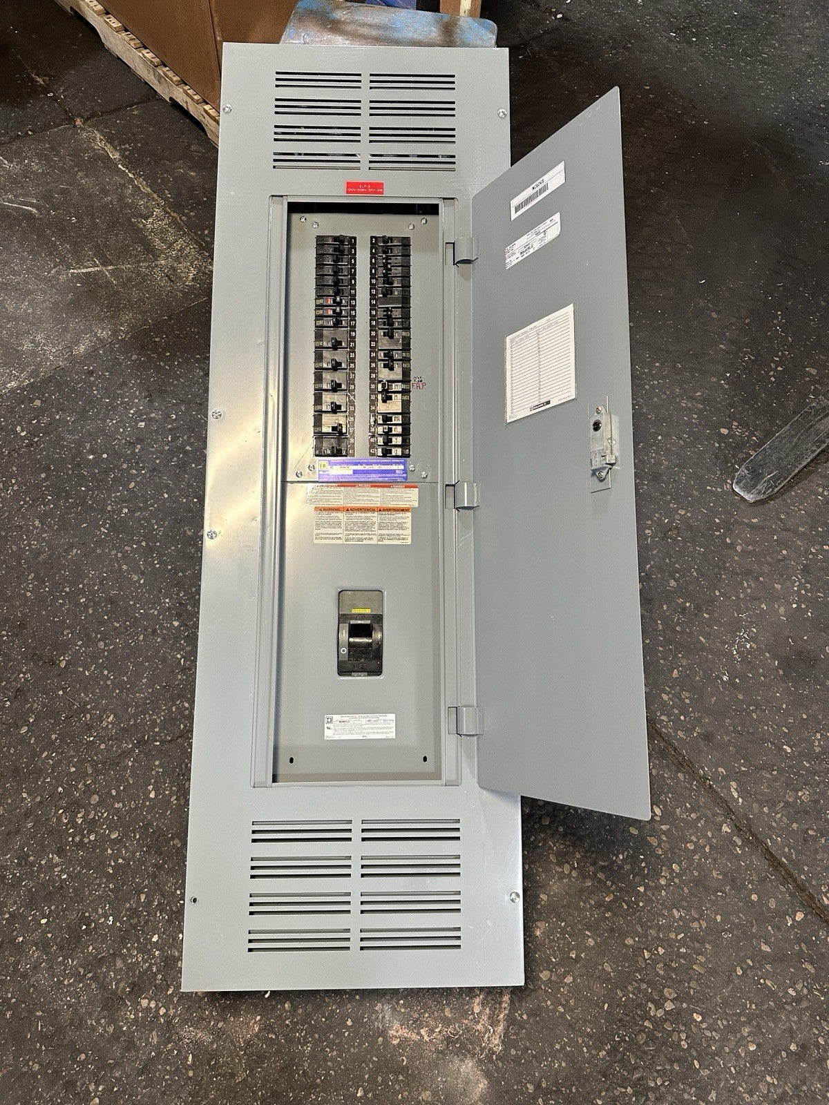 Square D NQ442L4C Main Panelboard 400A 240 VAC 48VDC 3PH LAL36400 NC62VS NQMB4LA0