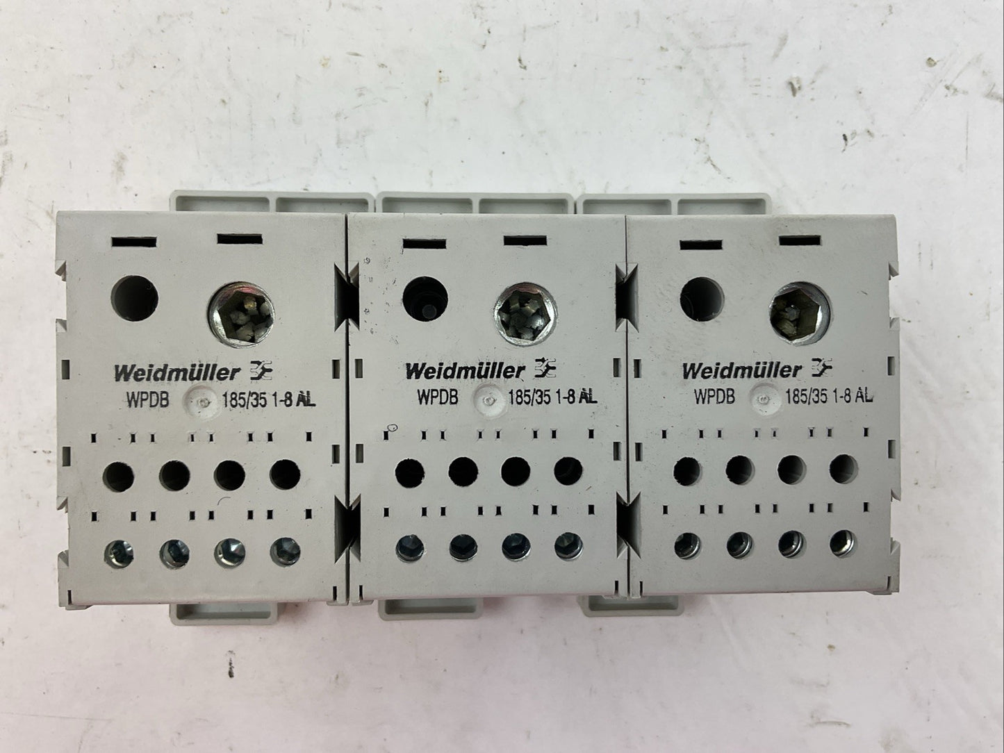 WEIDMULLER WPDB POWER DISTRIBUTION BLOCK 600V 310A (LOT OF 3)0