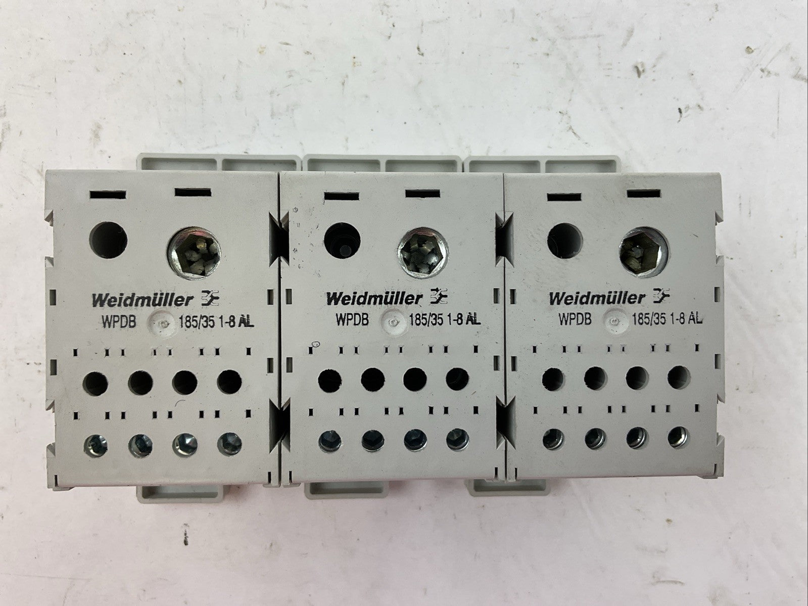 WEIDMULLER WPDB POWER DISTRIBUTION BLOCK 600V 310A (LOT OF 3)0