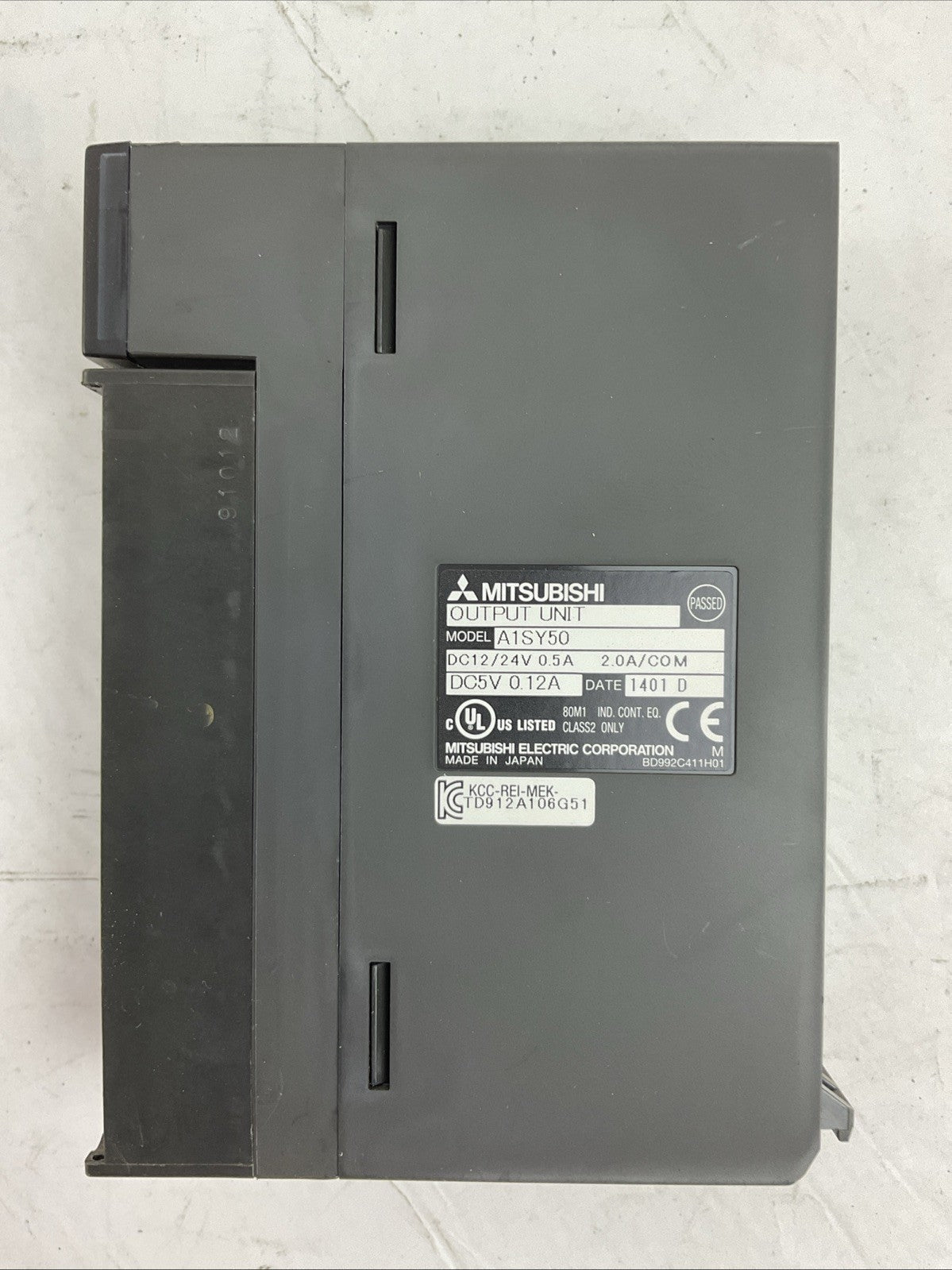 MITSUBISHI A1SY50 OUTPUT UNIT 12/24VDC 0.5/2.0A1