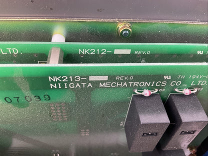 OPERATOR INTERFACE FANUC A20B-2002-0470/10B NIIGATA MECHATRONICS NK212- & KN231-3