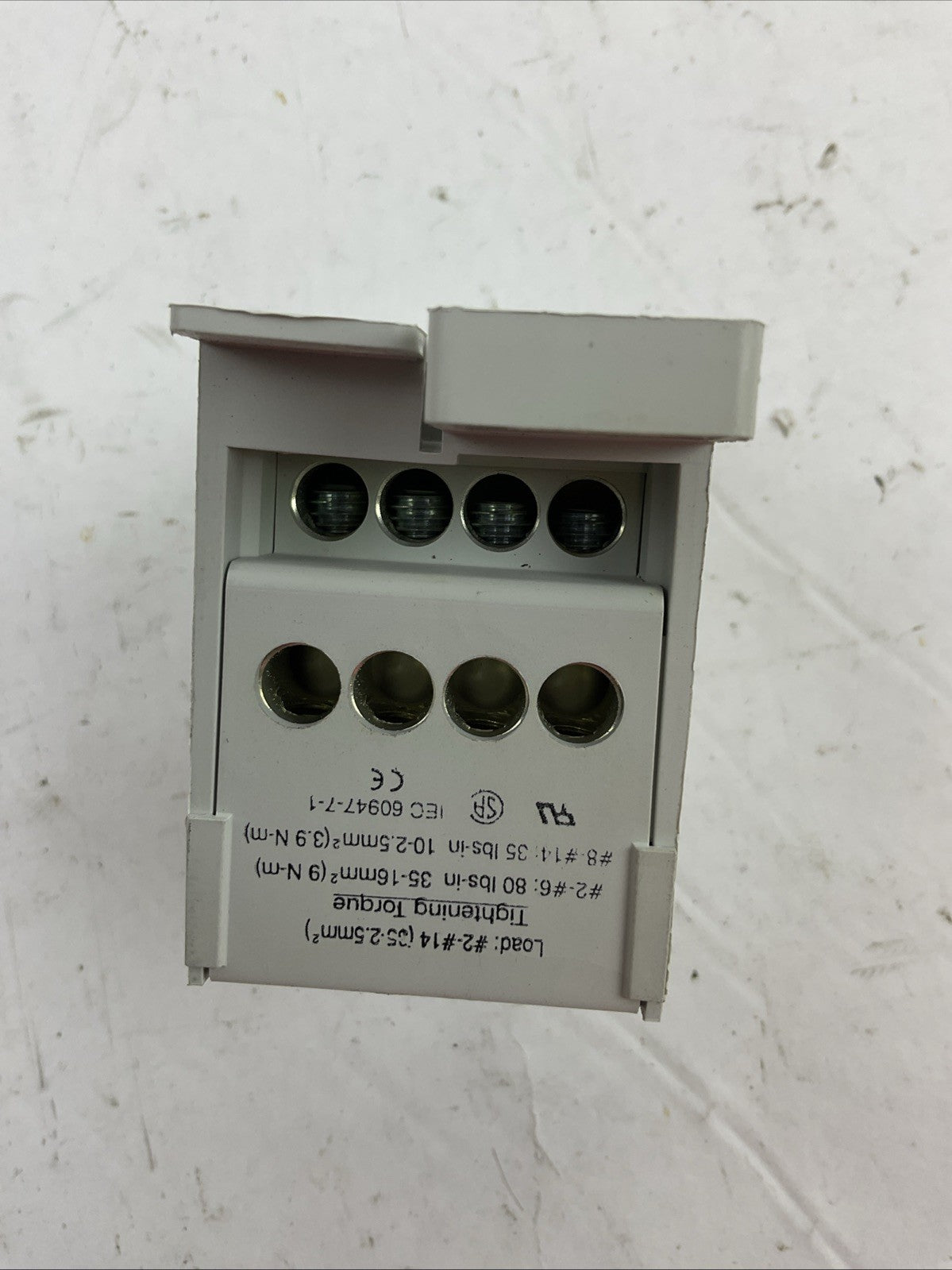 WEIDMULLER WPDB POWER DISTRIBUTION BLOCK 600V 310A (LOT OF 3)4