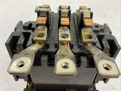 FUJI 1NC2T0 SC-4N CONTACTOR 90A 600VAC 3PH 50HP COIL 100-120VDC