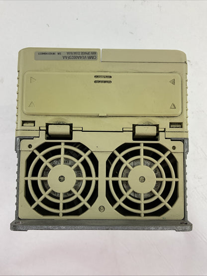 YASKAWA CIMR-VU4A0023FAA REV D V1000 AC DRIVE OUTPUT AC3PH 0-480V 23.0A/18.0A5
