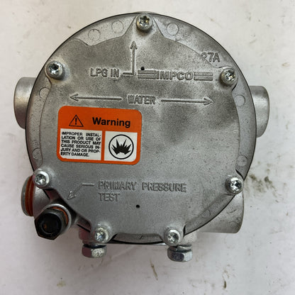 YALE 580002399 CONVERTOR REGULATOR IMPCO COBRA W.P .321 P.S.I. W.C.0.08 LBS