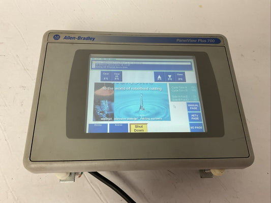 ALLEN BRADLEY 2711P-T7C4D2 SER A REV J PANEL VIEW PLUS 700 24VDC TOUCH SCREEN0